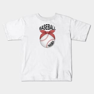 Baseball Mama Kids T-Shirt